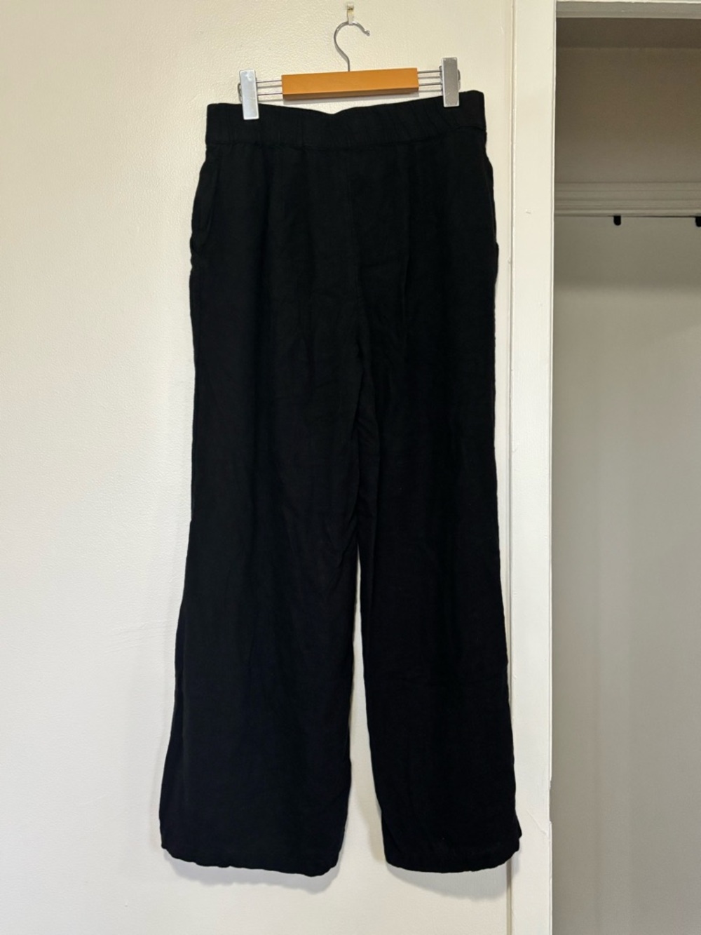 Abercrombie & Fitch Linen Blend Wide Leg Pants - Picture 6 of 8